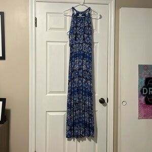 Blue maxi dress